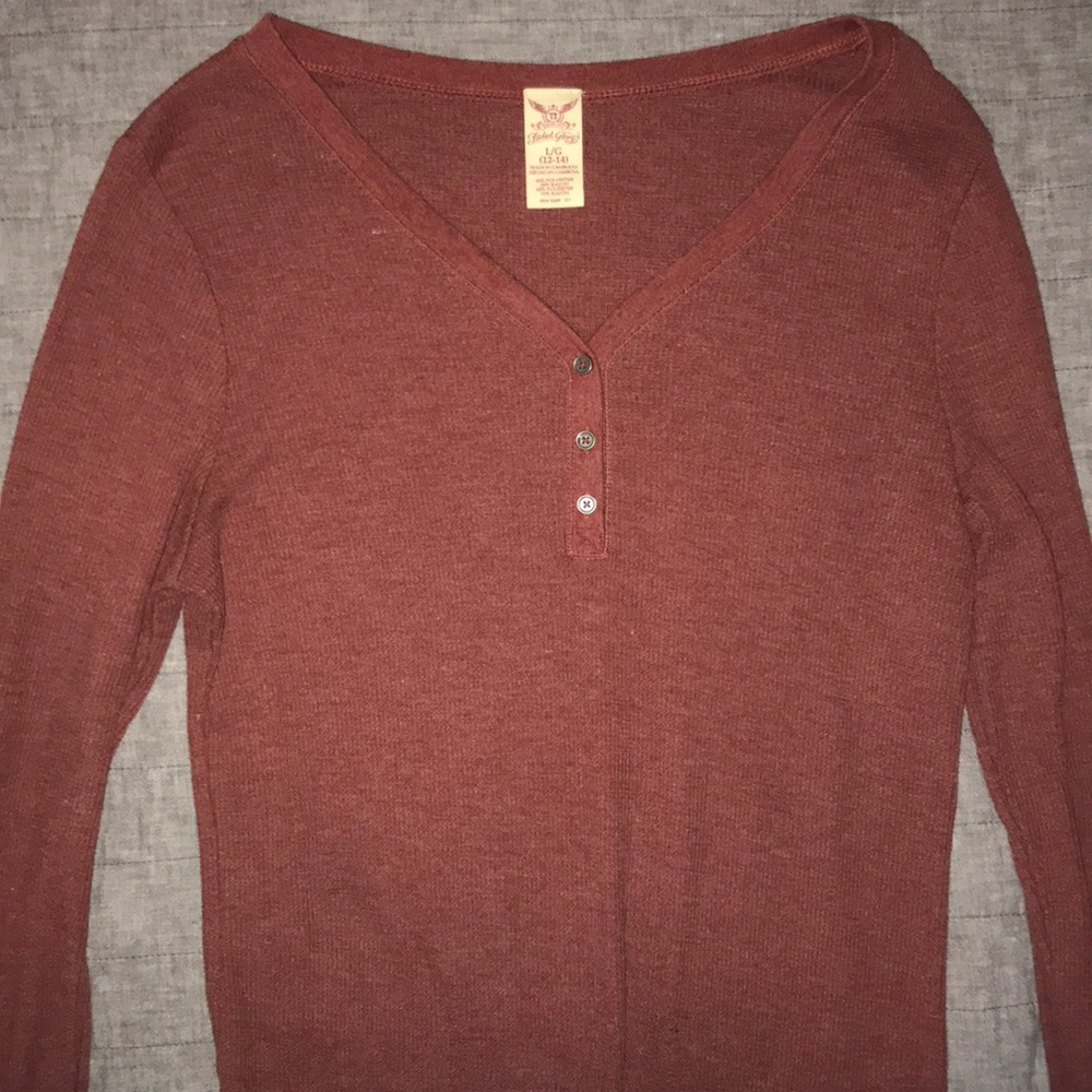 Long Sleeve Henley Shirt